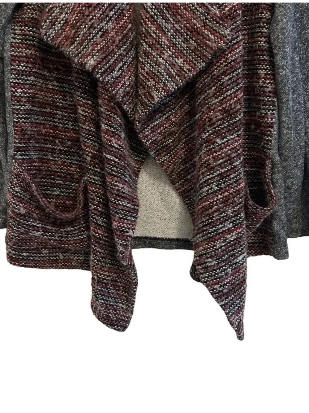 LUCKY BRAND Long Sleeve Brushed Knit Wool Blend Sweater Cardigan M